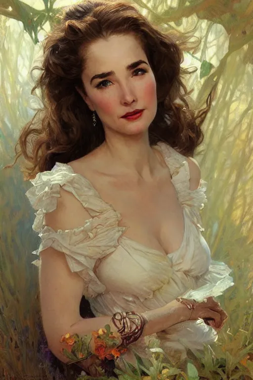 Image similar to Julie Adams portrait, fantasy, elegant, intricate, by Stanley Artgerm Lau, greg rutkowski, thomas kindkade, alphonse mucha, loish, norman Rockwell