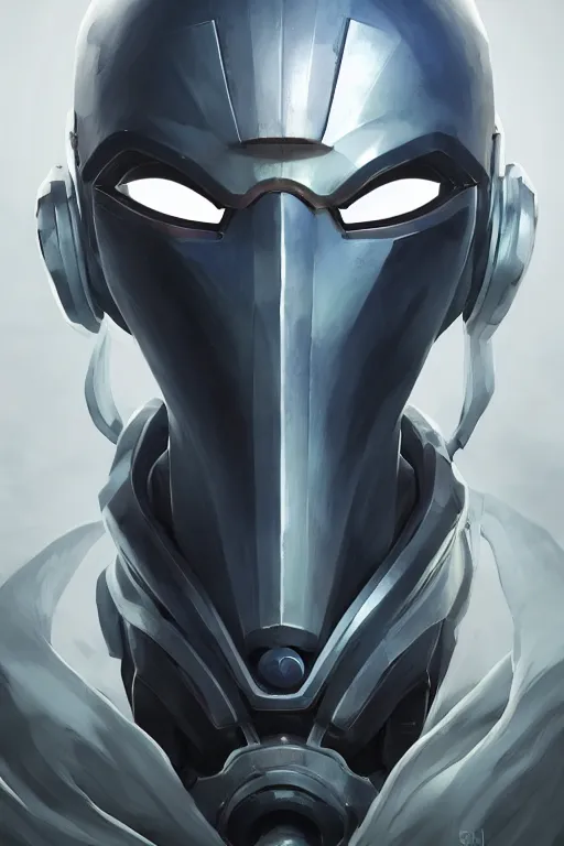 Image similar to epic mask helmet robot ninja portrait stylized as fornite style game design fanart by concept artist gervasio canda, behance hd by jesper ejsing, by rhads, makoto shinkai and lois van baarle, ilya kuvshinov, rossdraws global illumination radiating a glowing aura global illumination ray tracing hdr render in unreal engine 5