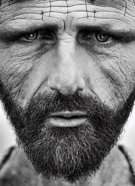 Prompt: closeup portrait of barabbas, depth of field, zeiss lens, detailed, symmetrical, centered, fashion photoshoot, by Annie Leibovitz and Steve McCurry, David Lazar, Jimmy Nelsson, Breathtaking, 8k resolution, extremely detailed, beautiful, establishing shot, artistic, hyperrealistic, beautiful face, octane render