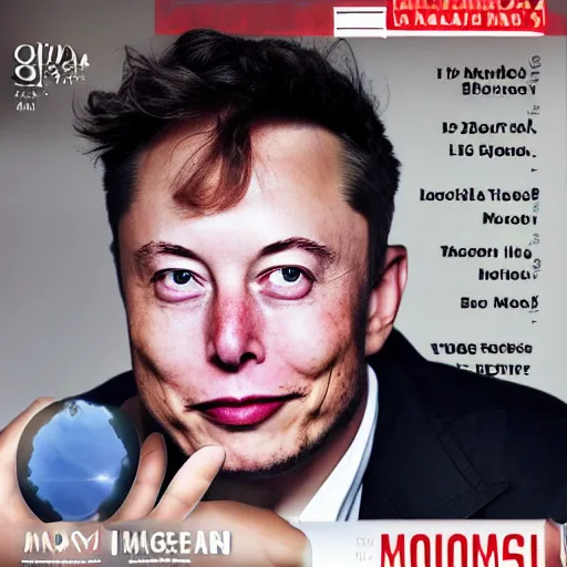 Image similar to a very magical Elon musk