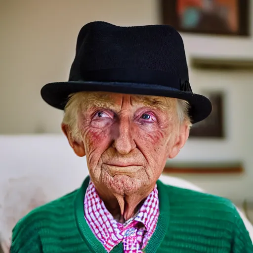 Image similar to dslr photo portrait still of 1 1 2 year old age 1 1 2 donald trump at age 1 1 2!!!, 8 5 mm f 1. 8