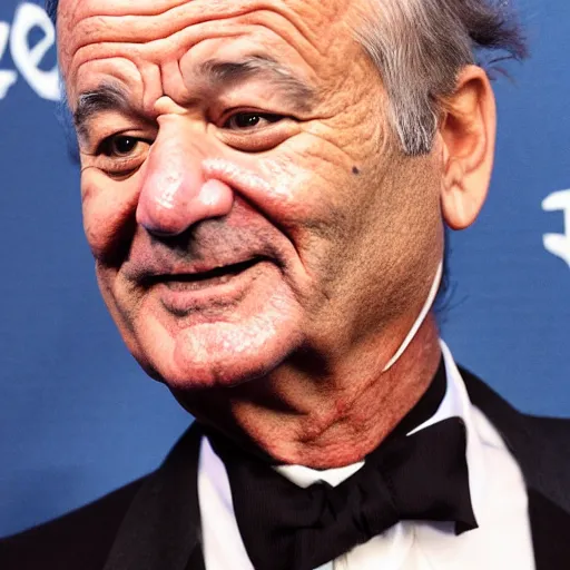 Prompt: closeup of bill murray as a blues brother