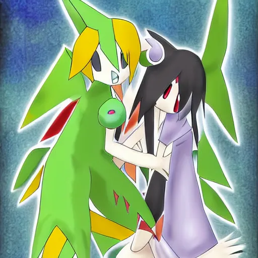 advanced anime digital art, Pokemon female Gardevoir, Stable Diffusion