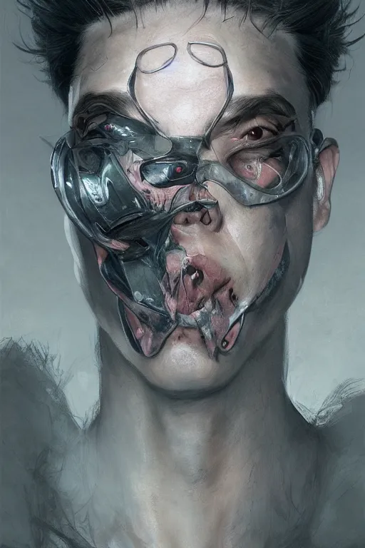 Prompt: Portrait of singer Bad Bunny, face transforming in a Rabbit, marvel comics, dark, intricate, highly detailed, smooth, artstation, digital illustration by Ruan Jia and Mandy Jurgens and Artgerm and Wayne Barlowe and Greg Rutkowski and Zdislav Beksinski