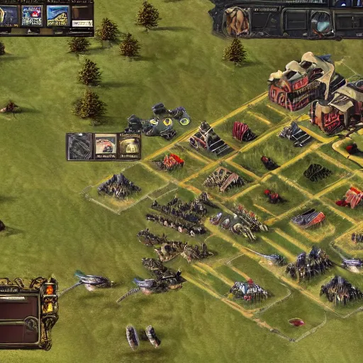 Prompt: rts game of second american civil war 2 0 2 2