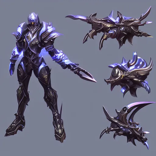 Image similar to a futuristic metallic glaive, weapon design, blizzard concept art style, chunky, fantasy, glowing lights, mechanical parts
