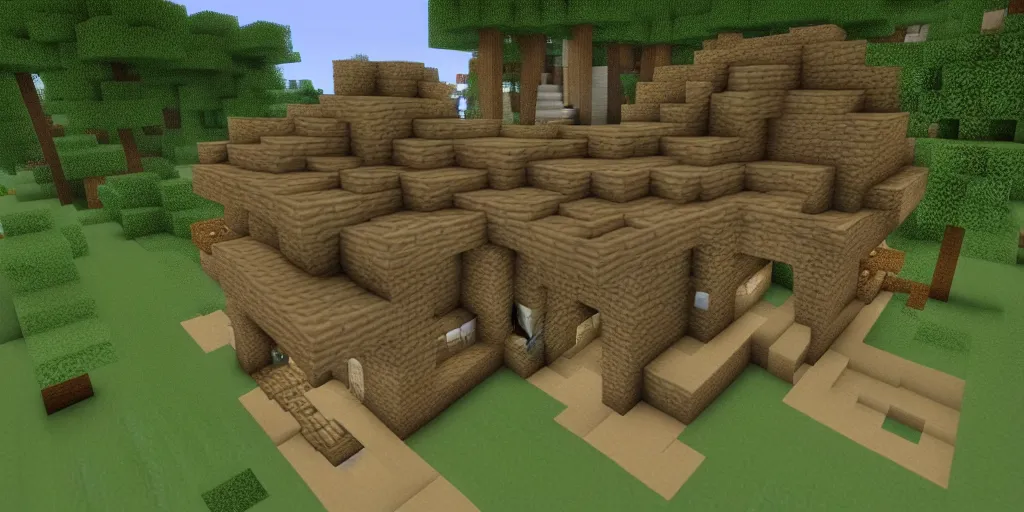 Prompt: My Minecraft house