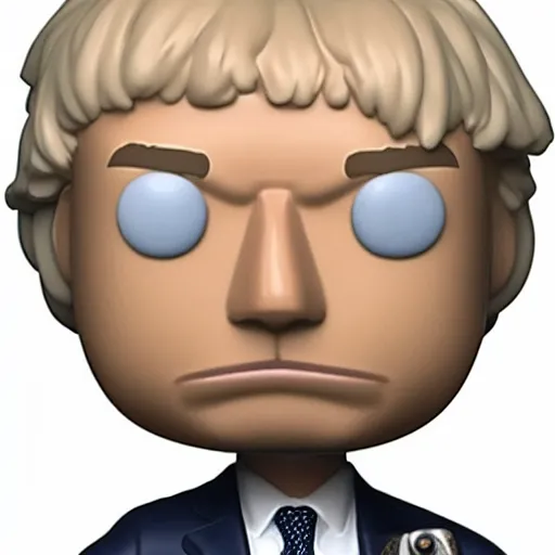 Prompt: funko pop figure of boris johnson