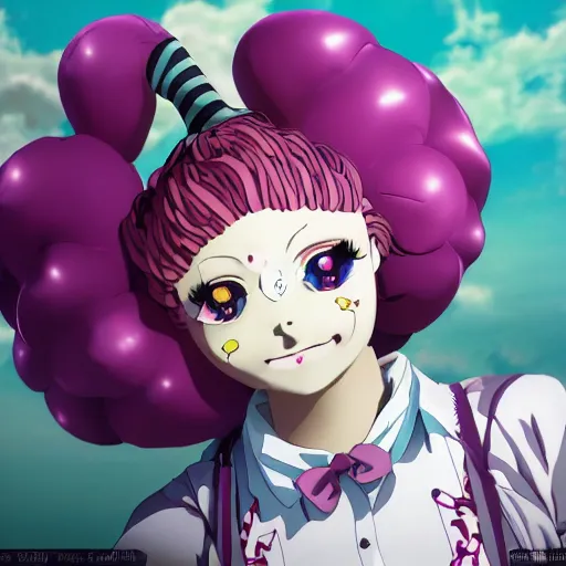 a clown girl, anime character design key visual, | Stable Diffusion |  OpenArt