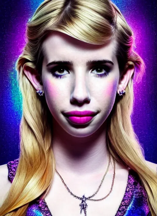 Prompt: Emma Roberts as empress of nails. ultra detailed painting at 16K resolution and amazingly epic visuals. epically beautiful image. amazing effect, image looks gorgeously crisp as far as it's visual fidelity goes, absolutely outstanding. vivid clarity. ultra. iridescent. mind-breaking. mega-beautiful pencil shadowing. beautiful face. Ultra High Definition. godly shading. amazingly crisp sharpness. photorealistic 3D rendering on film cel processed twice..