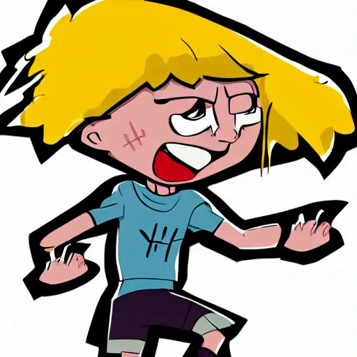 Prompt: A new cartoon cartoon character of a boy crying and saying no in the game art style, name of the character is chad, 8k, insane details, ultrarealistic