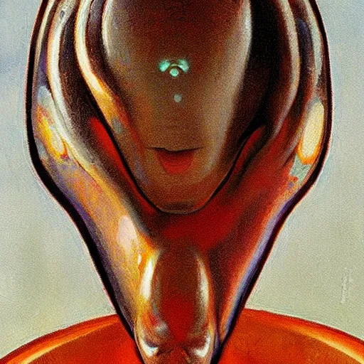 Image similar to alien by wayne thiebaud