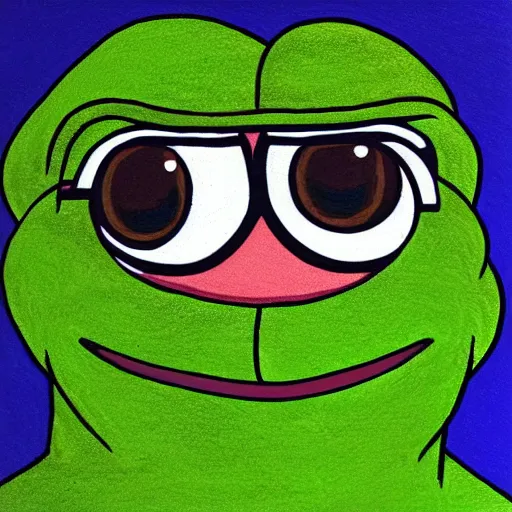 Image similar to portrait of a rare pepe