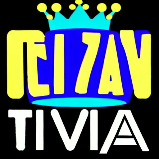 Image similar to Trivia TV show with blue crown logo