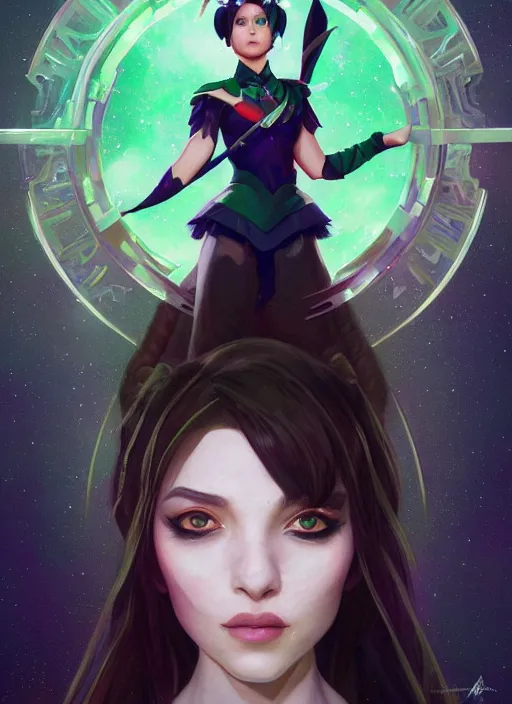 Image similar to symmetry!! portrait of sailor pluto! alien in the style of horizon zero dawn, machine face, intricate, elegant, highly detailed, digital painting, artstation, concept art, smooth, sharp focus, illustration, art by artgerm and greg rutkowski and alphonse mucha, 8 k