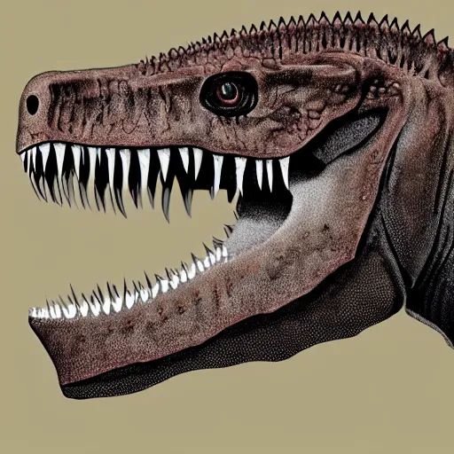 Prompt: tyrannosaurus rex 2 0 2 2 paleoart