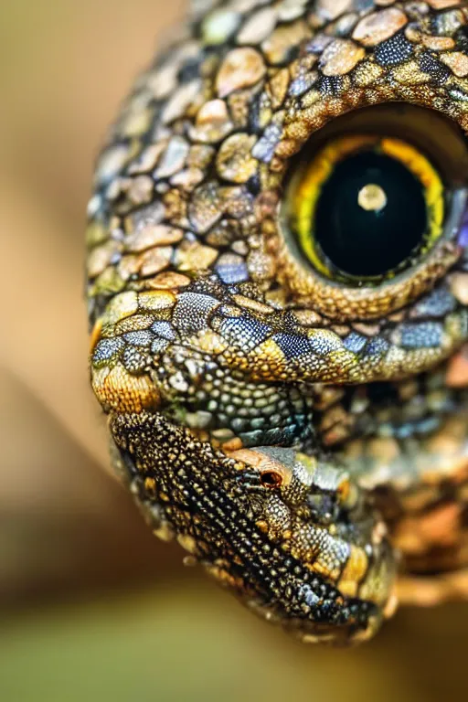 Image similar to a macro photo of a smol snek with beautiful big eyes smiling at the camera, dynamic pose, close - up, intricate details, intricately detailed scales, intricate textures, warm lighting, vivid colors, smoke and mist, realistic octane render, hyper realistic render, volumetric shading, depth of field, raytracing, 8 k,