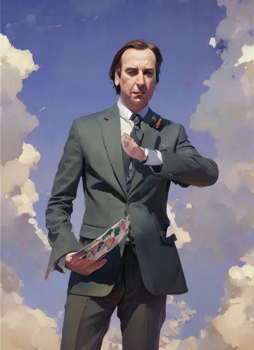 saul goodman as a dmc 5 character by greg rutkowski, Stable Diffusion