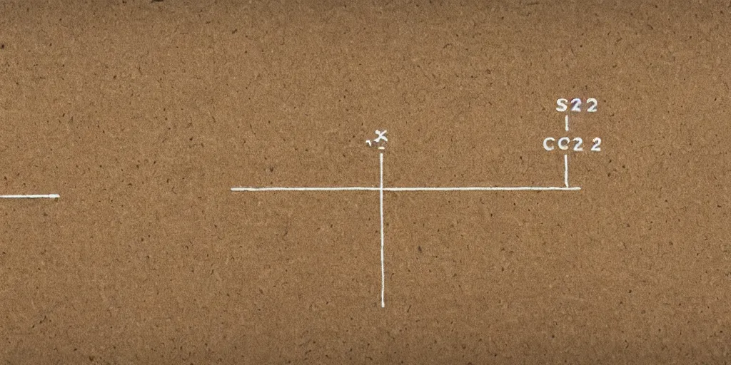 Prompt: cross section of a scale rule on a piece of paper with the words arcsoc 2022