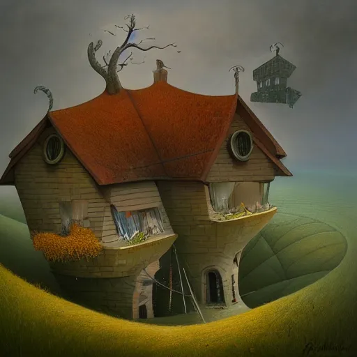 Prompt: a portrait of a character, gediminas pranckevicius