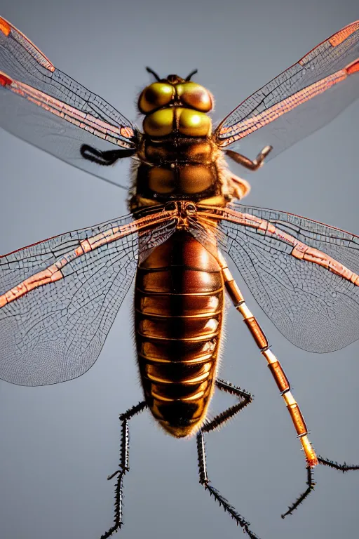 Image similar to a macro photograph of a cyborg dragonfly by adam gor, by javier ruperez, 8 k