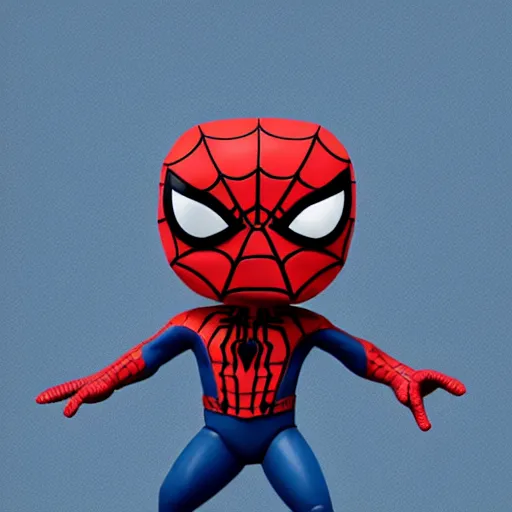 Image similar to spider-man funko pop, 4k realistic photo