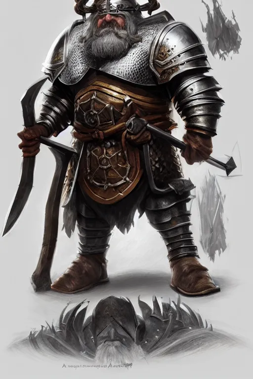 Image similar to dwarf knight portrait, highly detailed, d & d, fantasy, highly detailed, digital painting, trending on artstation, concept art, sharp focus, illustration, global illumination, ray tracing, realistic shaded, art by artgerm and greg rutkowski and fuji choko and viktoria gavrilenko and hoang lap