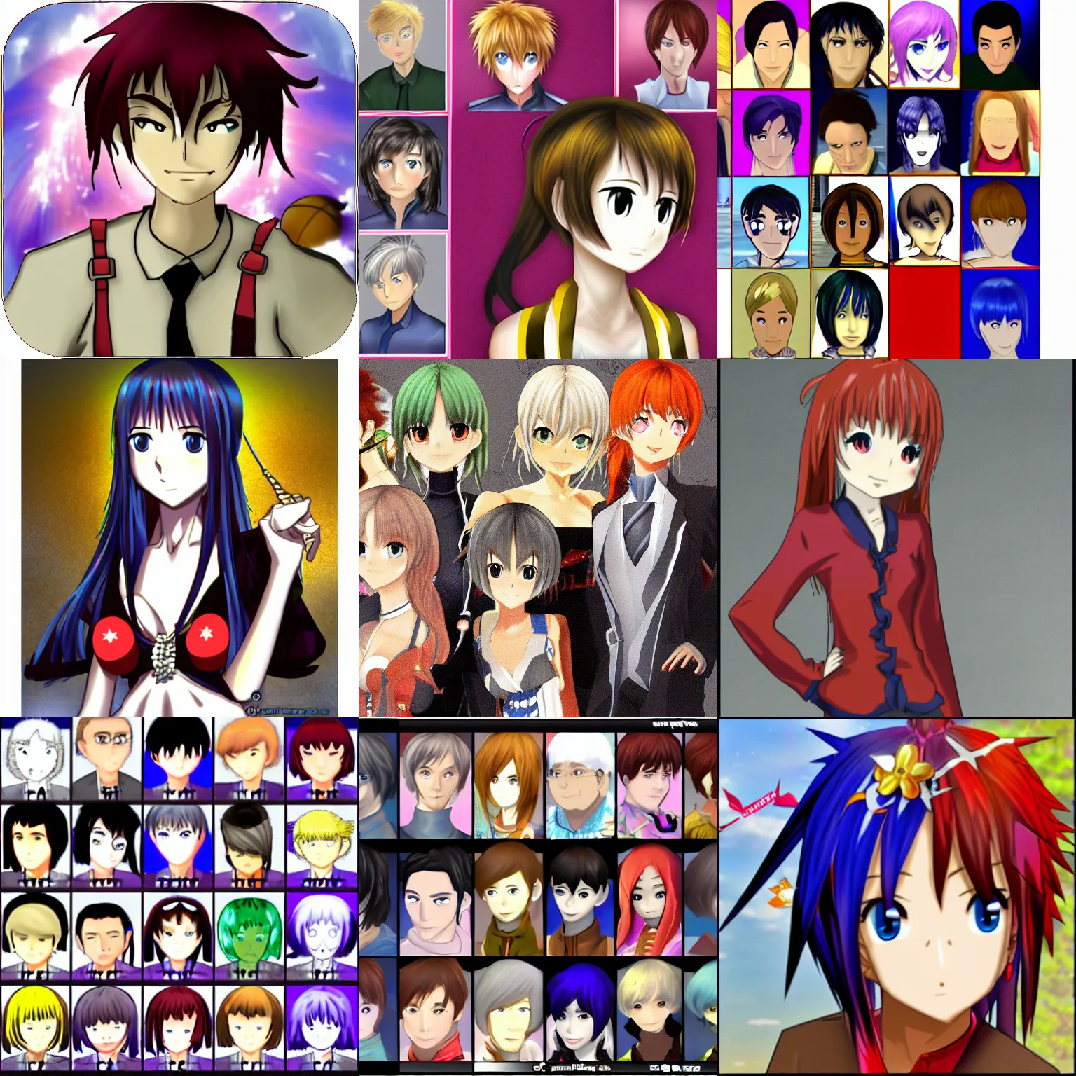 Prompt: 2006 forum anime avatar