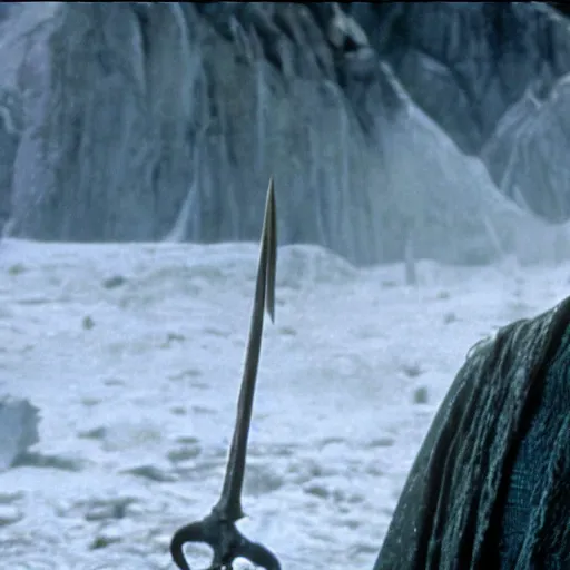 Image similar to Film still of Harry Potter in Lord of the Rings: The Return of the King