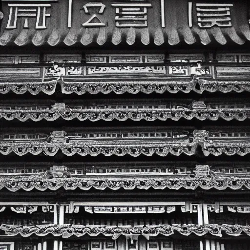 Prompt: photo of 张国荣 by Diane Arbus, extreme closeup, black and white, high contrast, Rolleiflex, 55mm f/4 lens