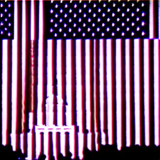 Image similar to vhs static overlay of kanye west inauguration, vhs, 1 9 9 0, highly realistic, highly detailed, vhs noise static, black and white, vhs glitch