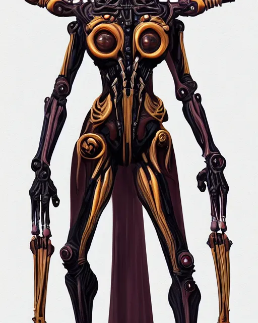 Image similar to woman with six arms, general grievous, trending on artstation