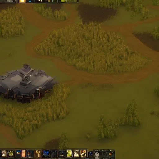 Image similar to rimworld, cinematic, hyperreal, exciting, god rays