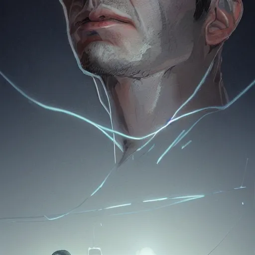 Image similar to scientist who just made a huge mistake, light stubble, digital art, photorealistoc, art by greg rutkowski, hyperdetailed, western comic style, comic, comic style, sharp lineart, professional lighting, deviantart, artstation, trevor henderson, rossdtaws, cinematic, dramatic