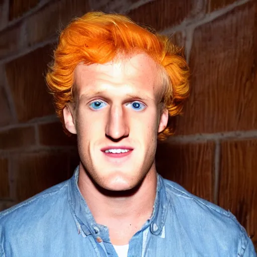 Prompt: logan paul as a cheeto,