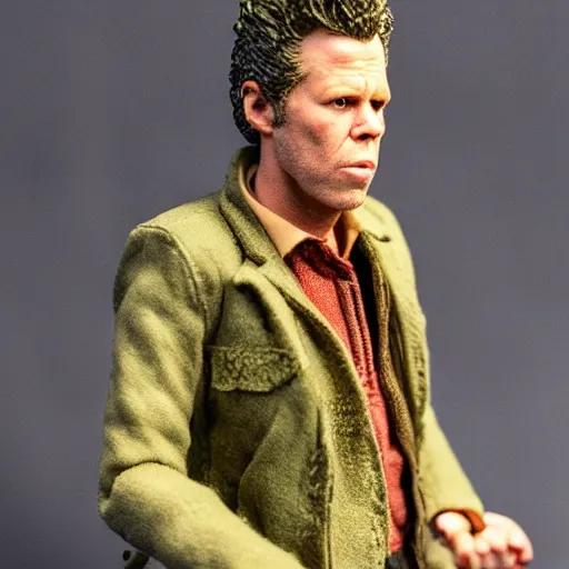 Prompt: tom waits action figure by hot toys.