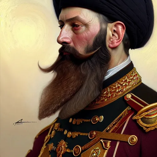 Prompt: portrait painting of russian tsar with beard wearing monomakh's cap, ultra realistic, concept art, intricate details, eerie, highly detailed, photorealistic, octane render, 8 k, unreal engine. art by artgerm and greg rutkowski and magali villeneuve and alphonse mucha