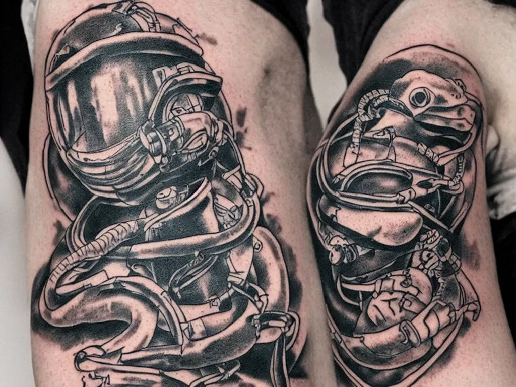 43 Astronaut Tattoos That Are Out Of This World