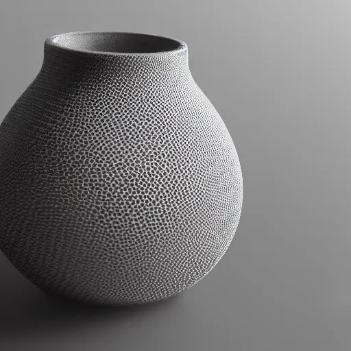 Image similar to FDM 3D printed vase, professional product photography, extremely beautiful, design award winner, 8k, 4k