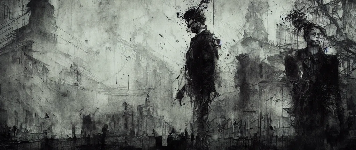 Image similar to wet collodion photography of early xx century ocean port small town by emil melmoth zdzislaw beksinki craig mullins yoji shinkawa realistic render ominous detailed photo atmospheric by jeremy mann francis bacon and agnes cecile ink drips paint smears digital glitches glitchart