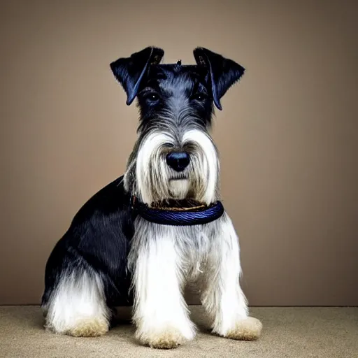 Image similar to A Samurai Schnauzer