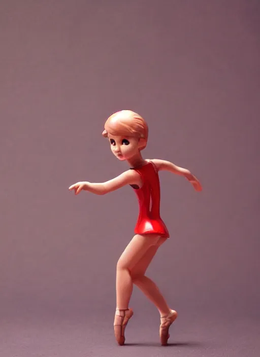 Image similar to Fine Image on the store website, eBay, Full body, 80mm resin figure of a cute modern dancer girl, environmental light from the front