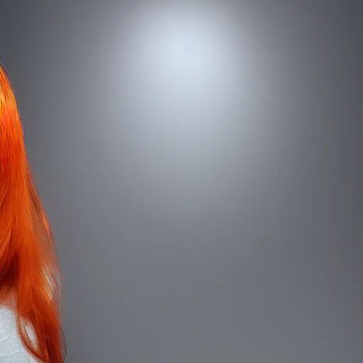 Prompt: Silly Picture of Lara Anderson Red Haired Ginger Girl Photorealistic 8k