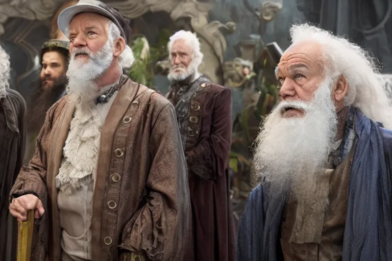 Film Still Of Bill Murray As Father Time In The Elders 