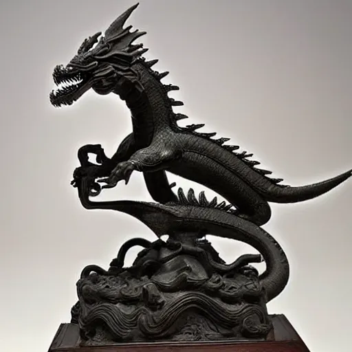 Image similar to dragon statue made in tang dynasty