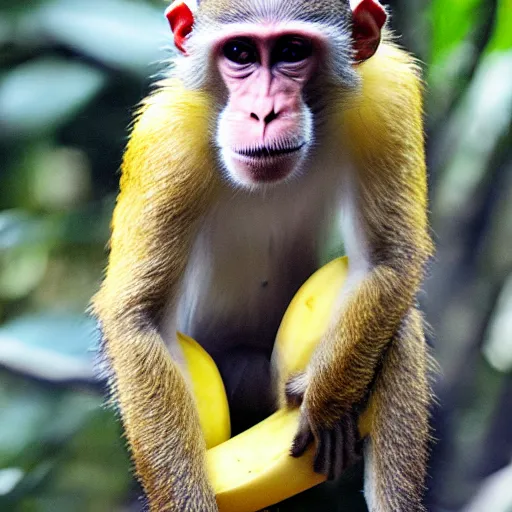 Image similar to monkey surfing on a banana