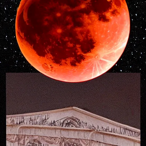 Image similar to blood moon 2 0 2 2