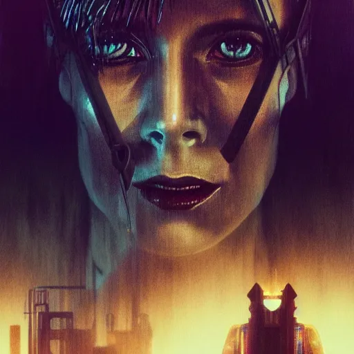 Image similar to lost souls feeding the eternal machine, legendary epic shot, blade runner style, philosophical fiction, low camera angle, dawn, by artgerm, ed repka, cloverfield movie, julie bell, beeple and Greg Rutkowski, airbrush, science fantasy, 50s, concept art, matte painting, Smooth gradients, octane render, 8k, High contrast, duo tone, depth of field, volumetric lightning, very coherent artwork