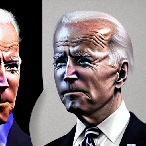 Image similar to Evil Joe Biden Electricity Beam Eyes