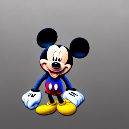 Prompt: mickey mouse gta 5 art